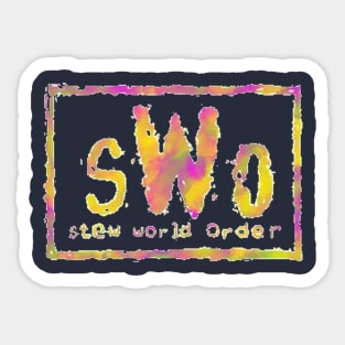 sWo Classic Splatter Sticker